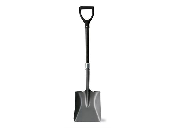 Square Point Shovel-27" Black Fiberglass Handle w/D-grip SG71675